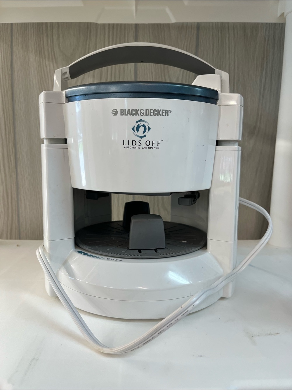 Black & Decker Lids Off JW200 Automatic Jar Lid Opener Electric EUC